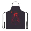Castlevania-inspired apron featuring the Belmont clan, Alucard, and Sypha Belnades characters
