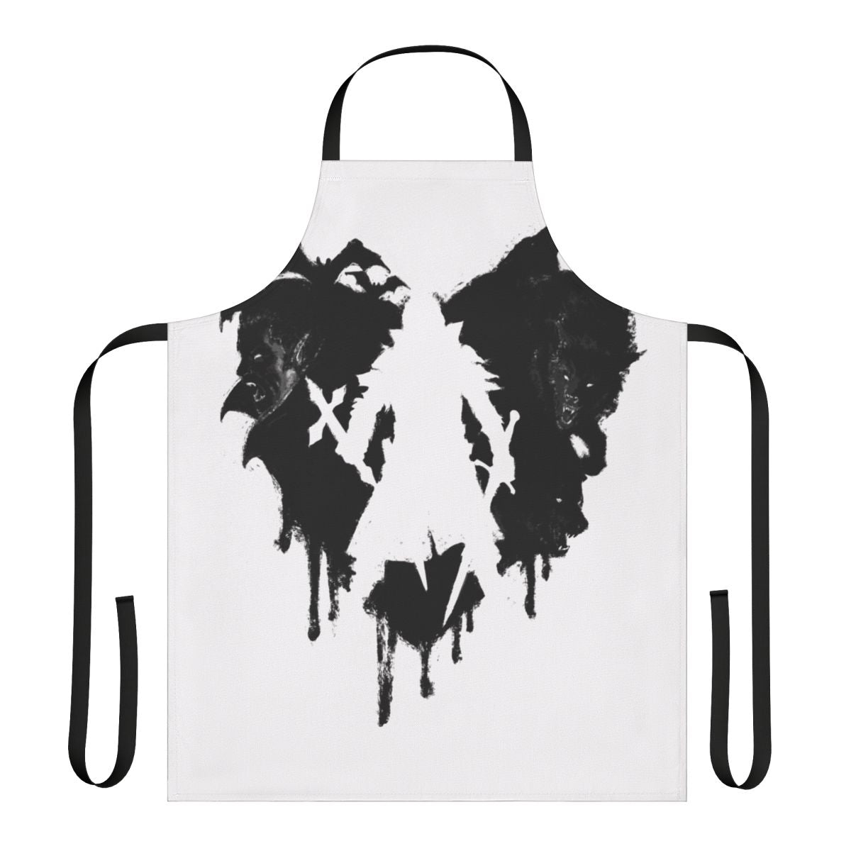 Castlevania-themed apron with Belmont clan symbols and Dracula's curse imagery