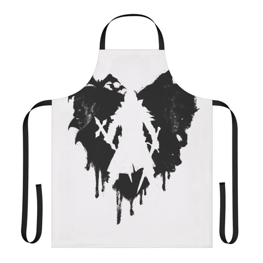 Castlevania-themed apron with Belmont clan symbols and Dracula's curse imagery