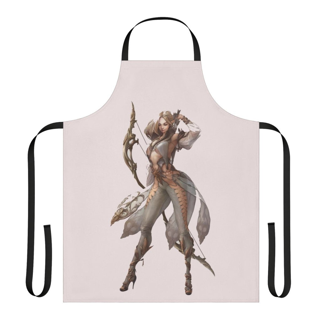 Castlevania-inspired apron with gothic horror elements, perfect for fans of the classic video game series.