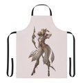 Castlevania-inspired apron with gothic horror elements, perfect for fans of the classic video game series.
