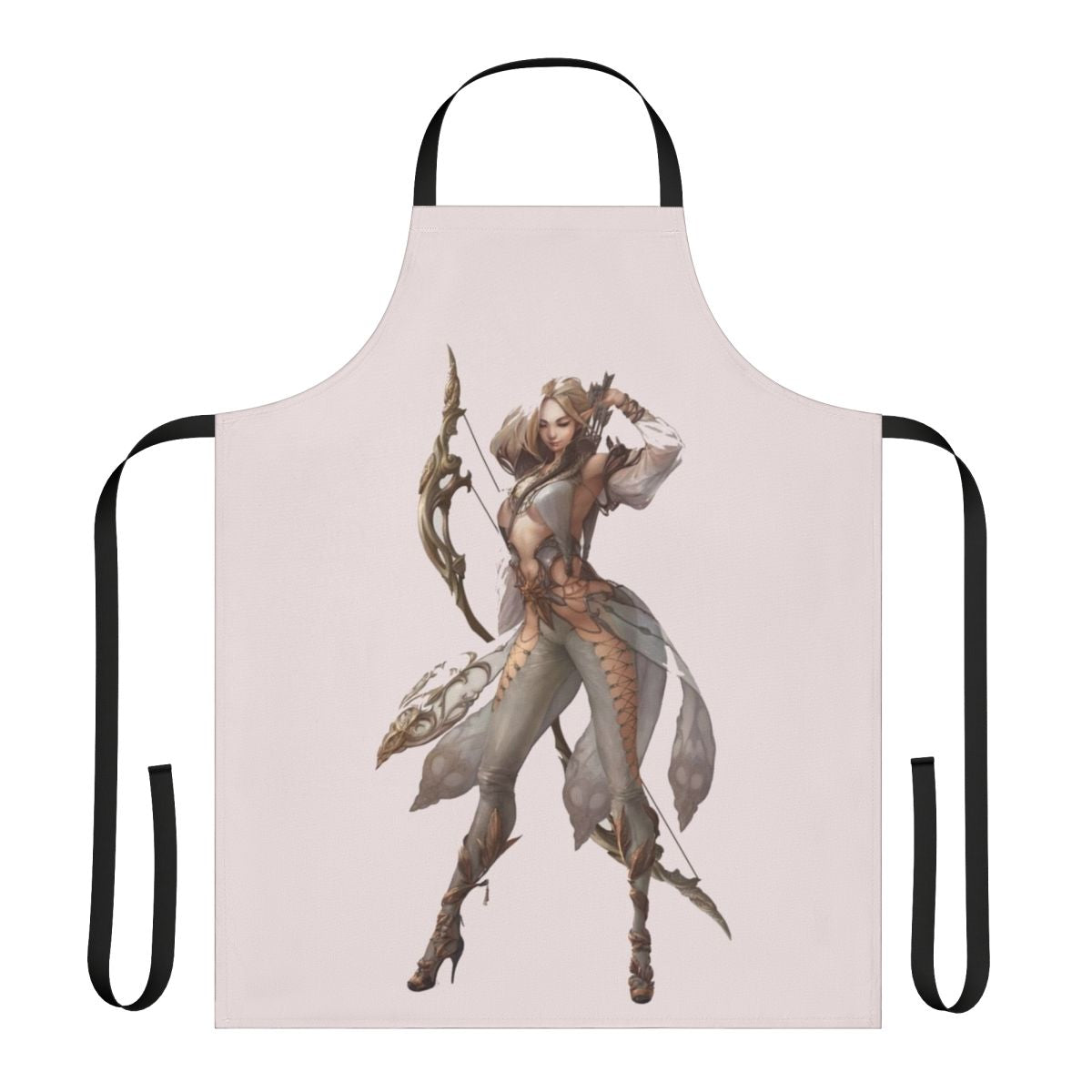 Castlevania-inspired apron with gothic horror elements, perfect for fans of the classic video game series.