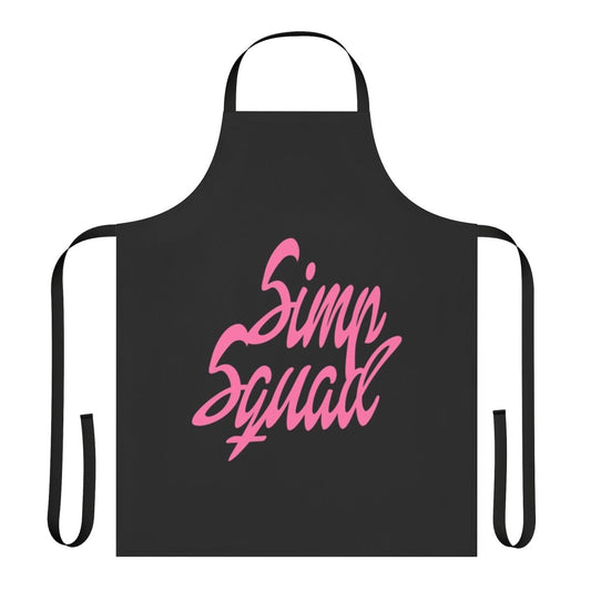 Pink apron with Castlevania-inspired design, perfect for gamers and fans of dark fantasy.