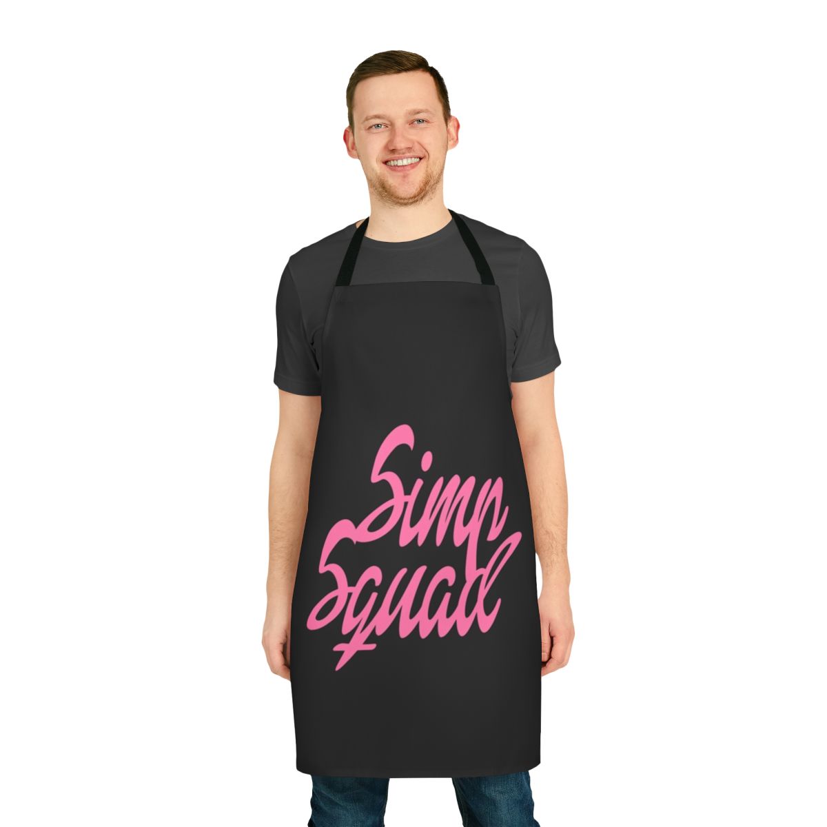 Pink apron with Castlevania-inspired design, perfect for gamers and fans of dark fantasy.