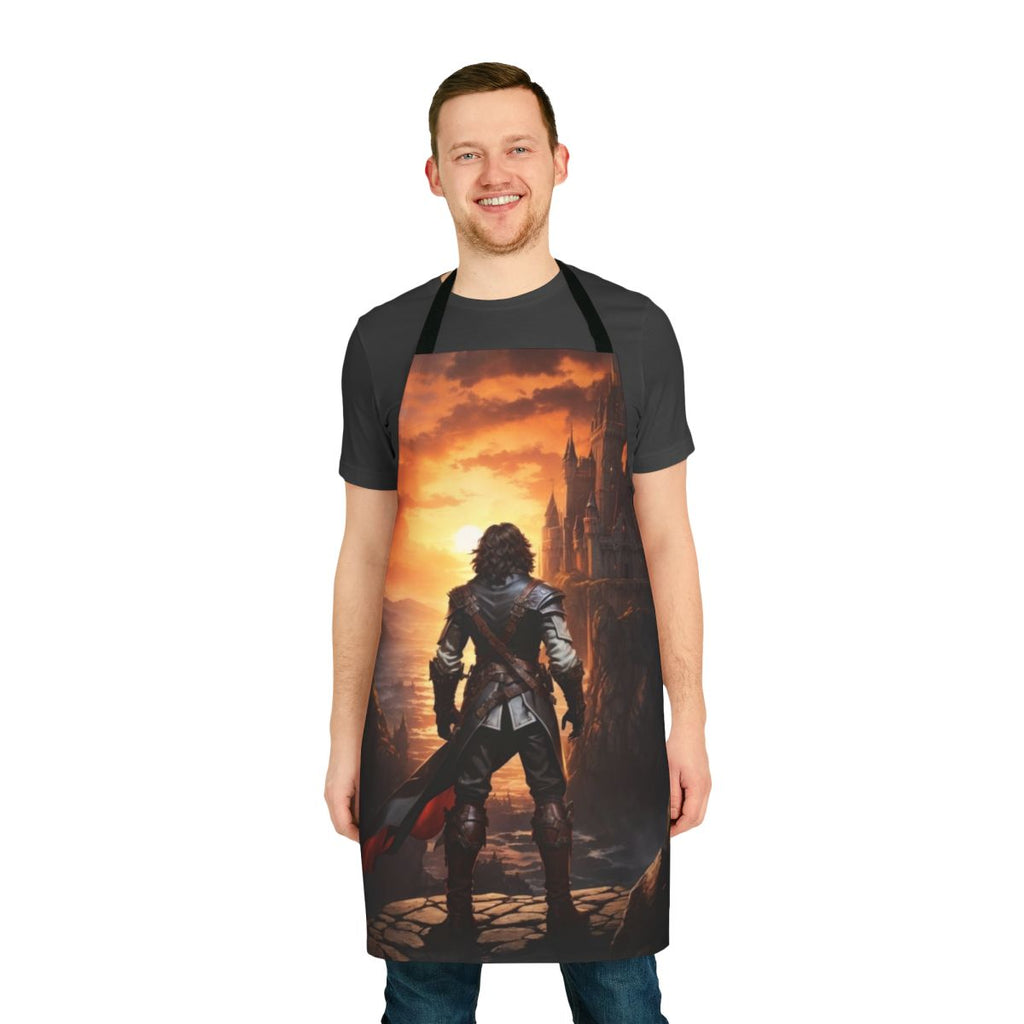 Castlevania-inspired apron featuring the iconic character Trevor Belmont
