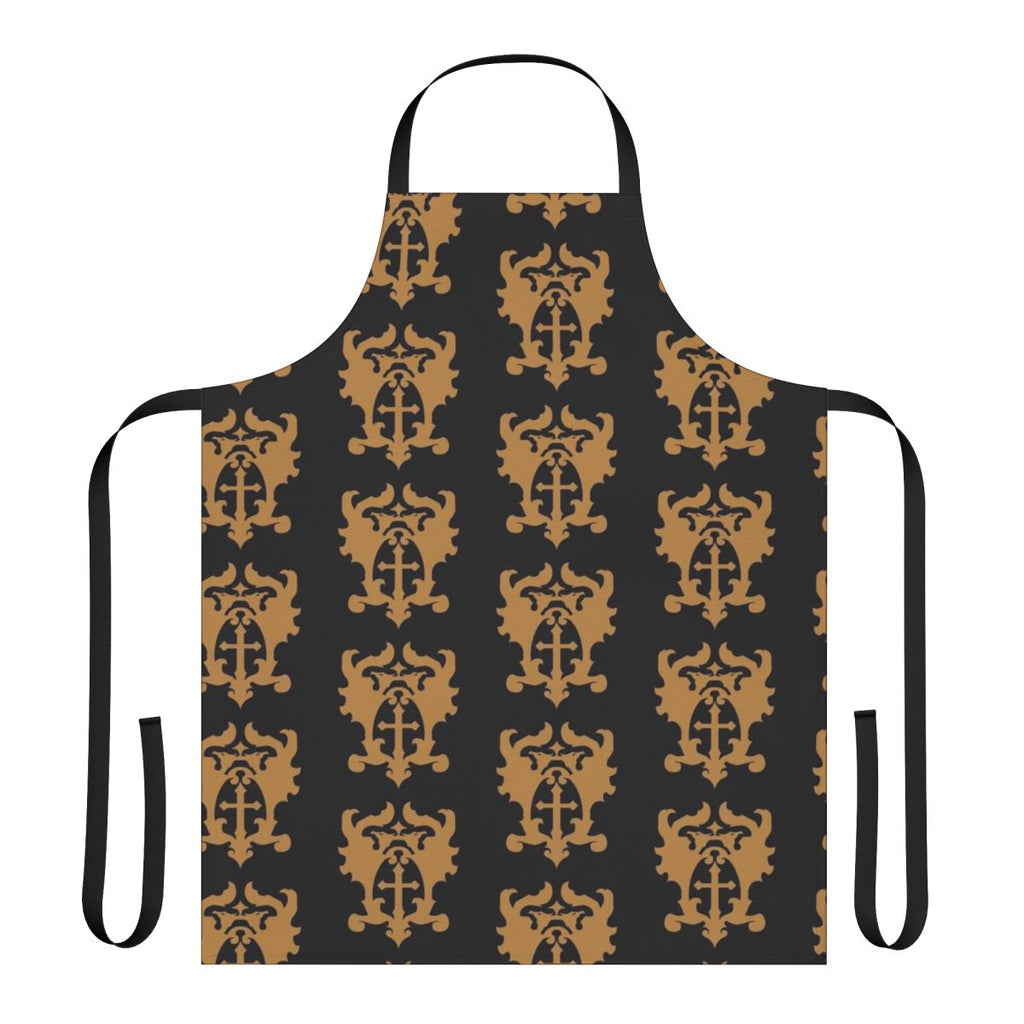 Castlevania-inspired apron featuring the iconic Belmont clan crest design
