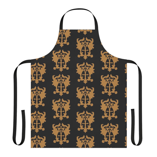 Castlevania-inspired apron featuring the iconic Belmont clan crest design