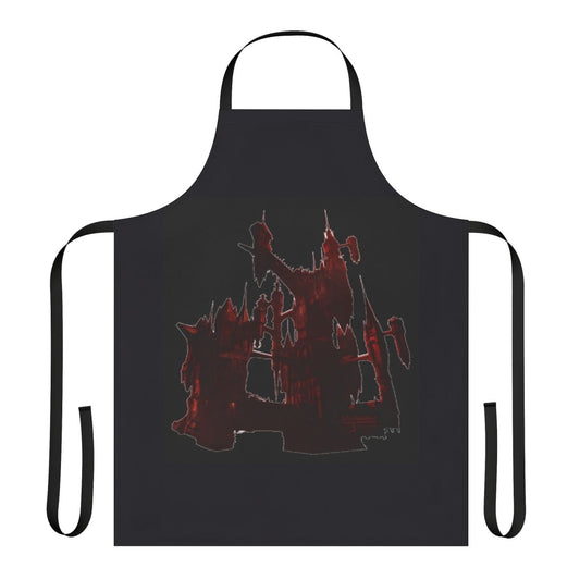 Castlevania-themed classic gaming apron with retro pixel art design