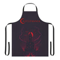 Castlevania-inspired dark apron with gothic and vampire-themed design