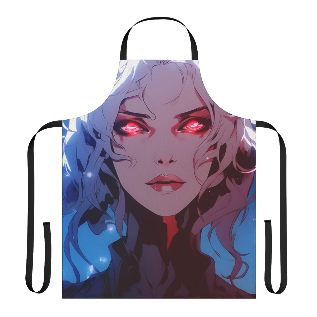 Castlevania-inspired apron featuring Erzsebet Bathory, the vampire character from the Castlevania universe.
