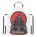 Castlevania-themed apron with game graphics and text