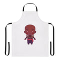 A high-quality apron featuring the character Isaac from the Castlevania Netflix series.