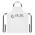 Castlevania-themed apron with stylized imagery and text