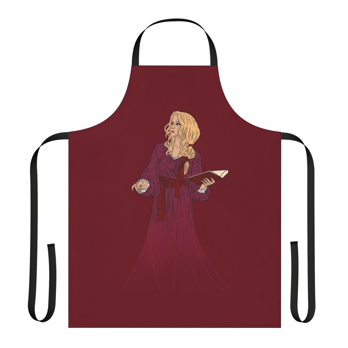 Castlevania-inspired Lisa Tepes themed apron with medieval and fantasy design elements.