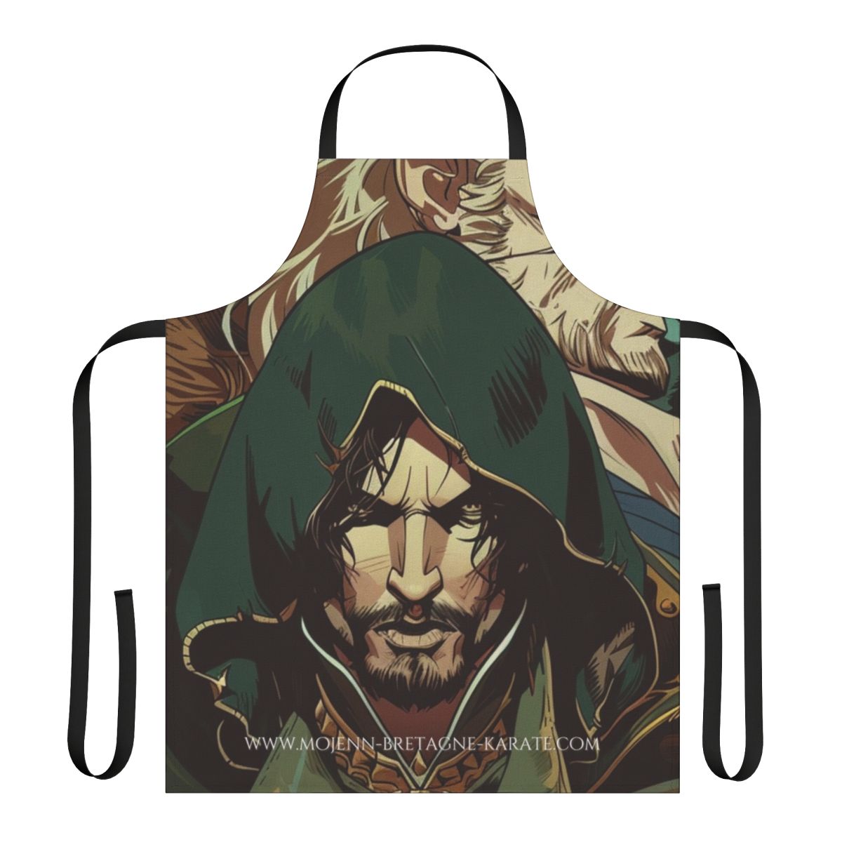 Castlevania fan art inspired apron featuring a unique manga-style design