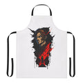 Castlevania-inspired abstract design apron featuring characters from the Netflix series