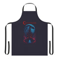 A dark and Gothic apron featuring imagery inspired by the Castlevania series