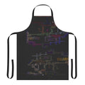 Castlevania inspired apron featuring imagery from the classic game Symphony of the Night