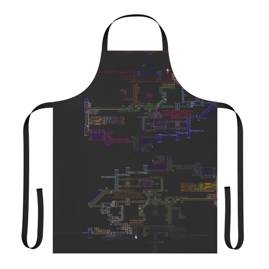 Castlevania inspired apron featuring imagery from the classic game Symphony of the Night