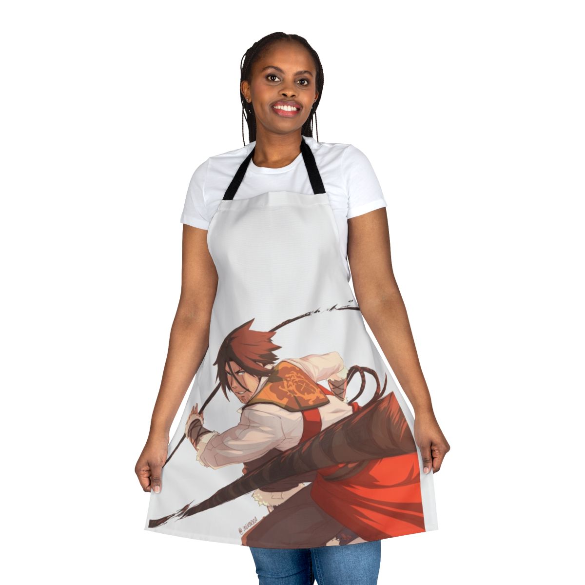 Castlevania-inspired Trevor Belmont apron featuring the iconic Belmont crest
