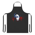 A v-neck apron with a Castlevania-themed sarcastic and humorous design