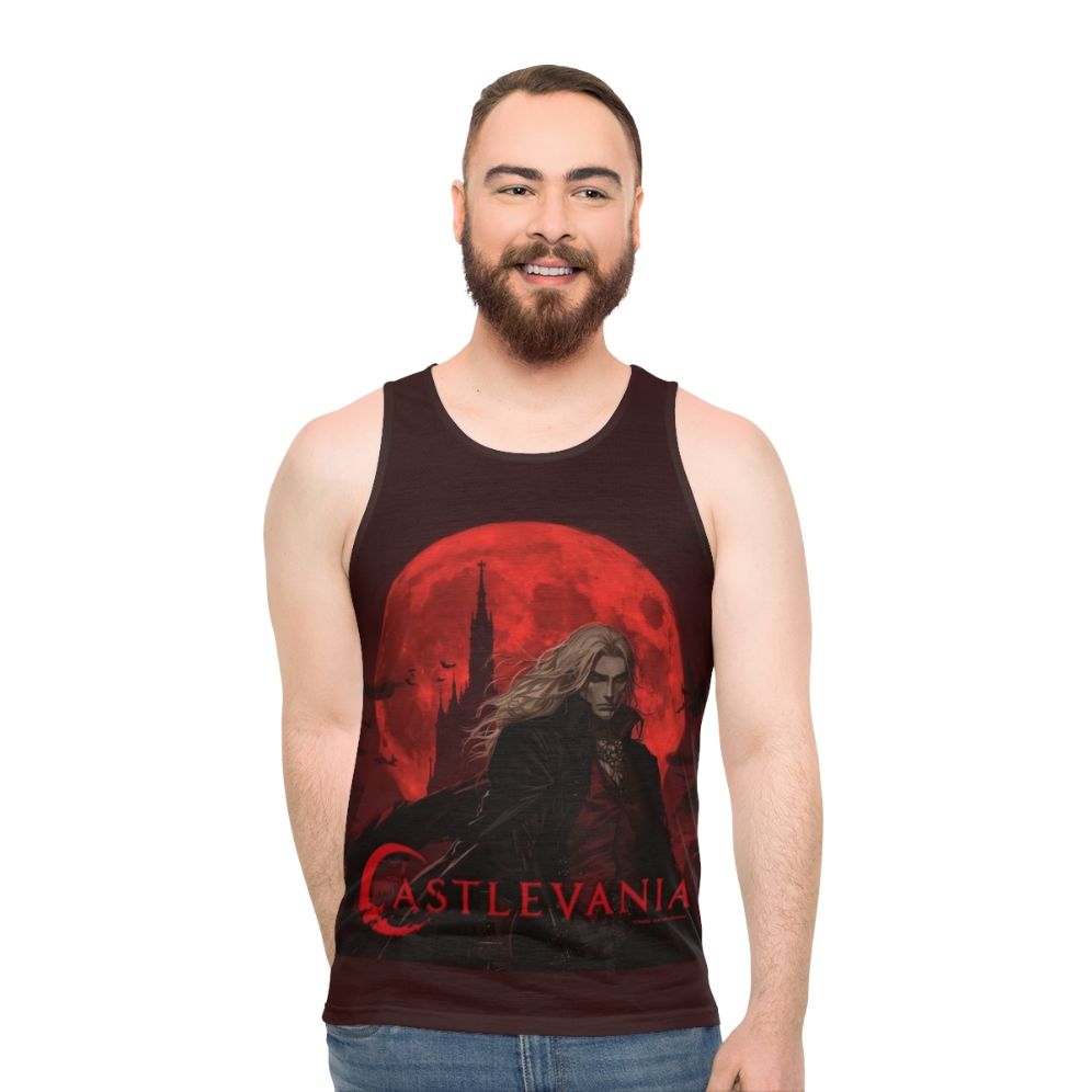 Castlevania Netflix Alucard Fan Art Tank Top