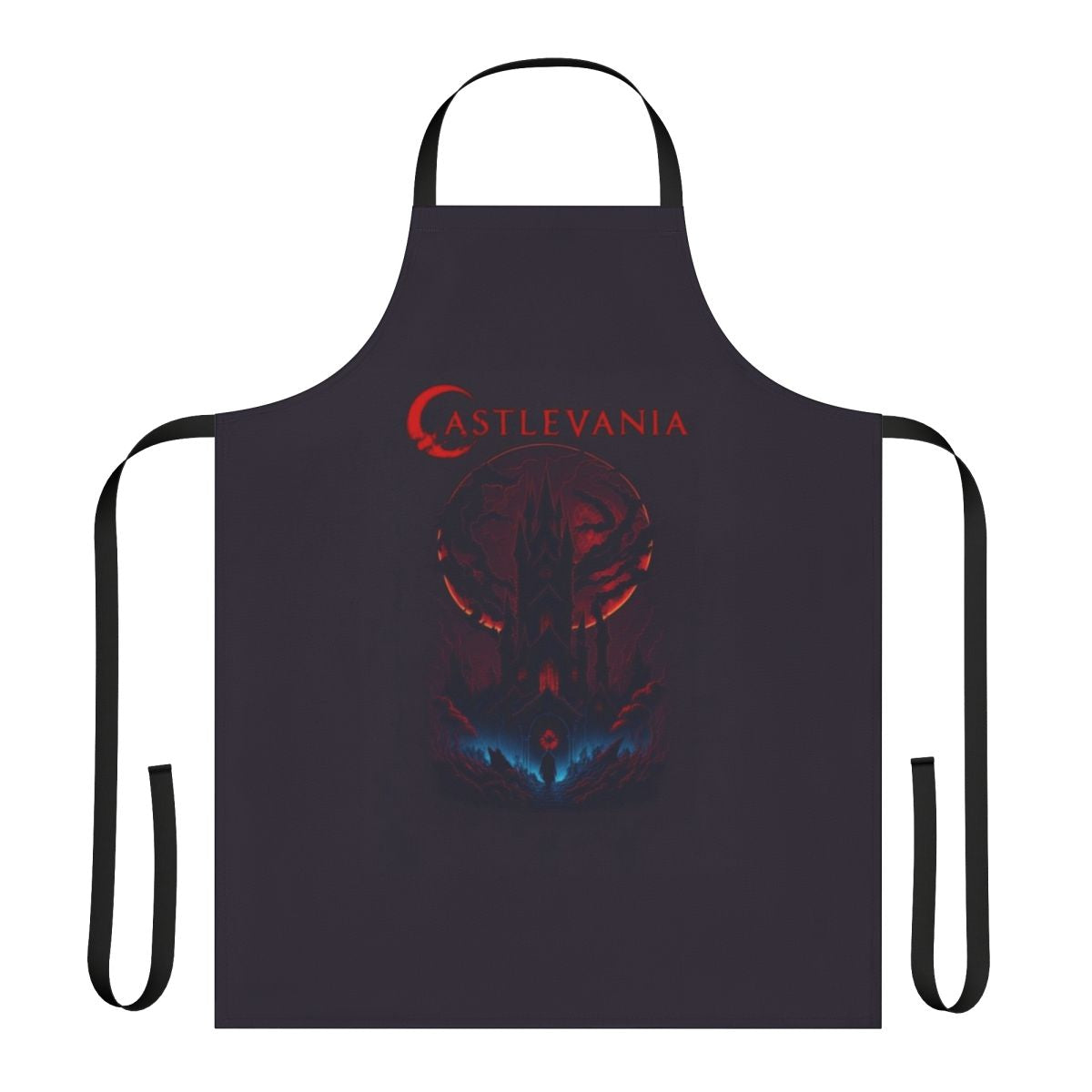 Castlevania Symphony of the Night Inspired Apron with Alucard, Trevor Belmont, and Sypha Belnades Characters
