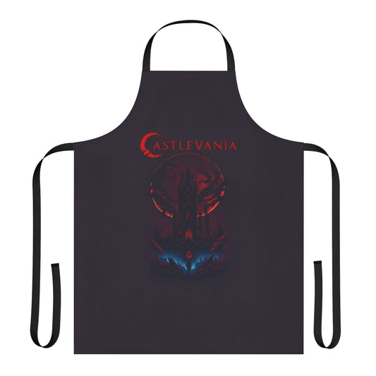 Castlevania Symphony of the Night Inspired Apron with Alucard, Trevor Belmont, and Sypha Belnades Characters
