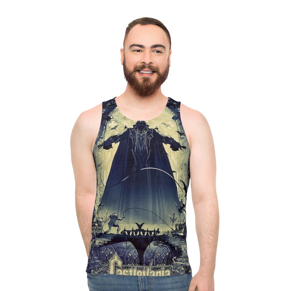 Castlevania unisex gaming tank top