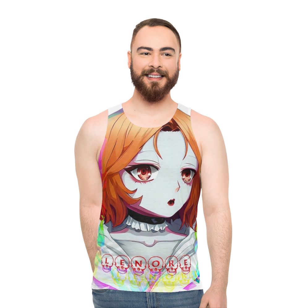 Castlevania inspired unisex tank top featuring Alucard and Trevor Belmont