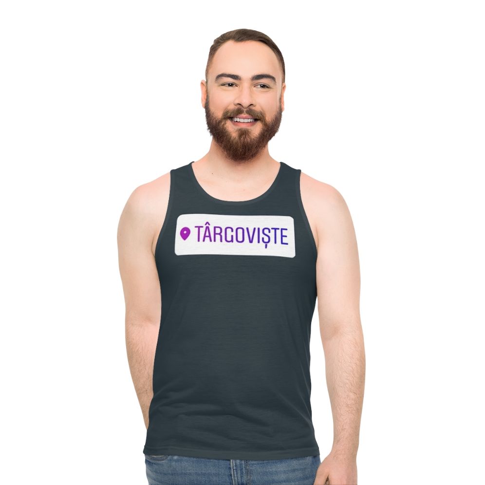 Castlevania Targoviste Location Tag Unisex Tank Top