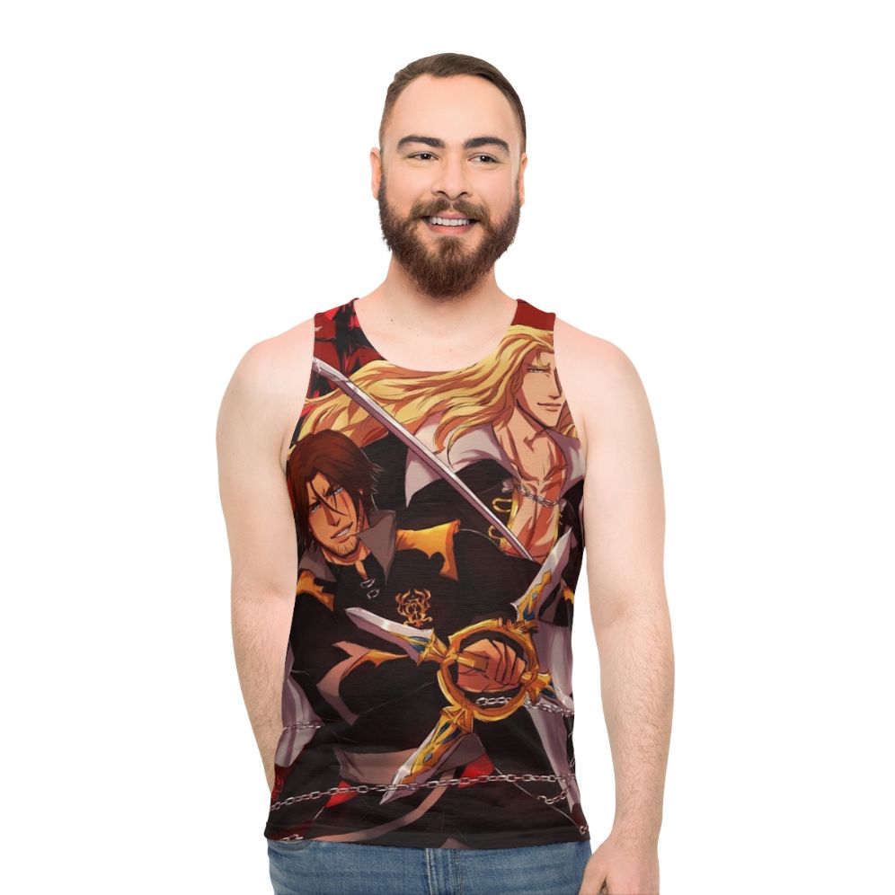 Castlevania Trevor and Alucard Unisex Tank Top