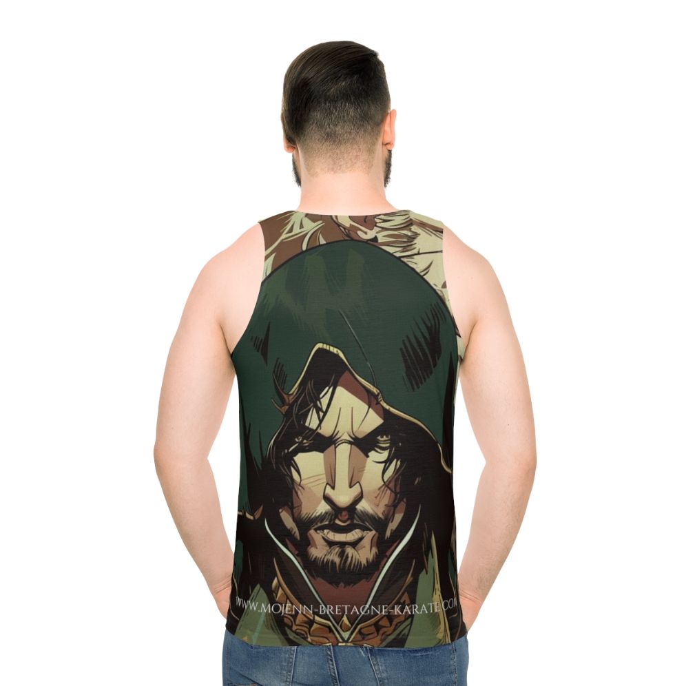 Castlevania inspired unisex tank top featuring Mojenn fan art