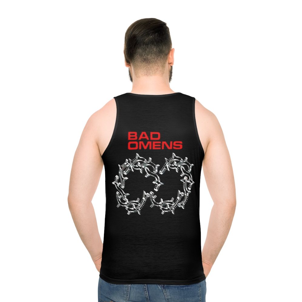 Castlevania inspired unisex tank top with spike circle design