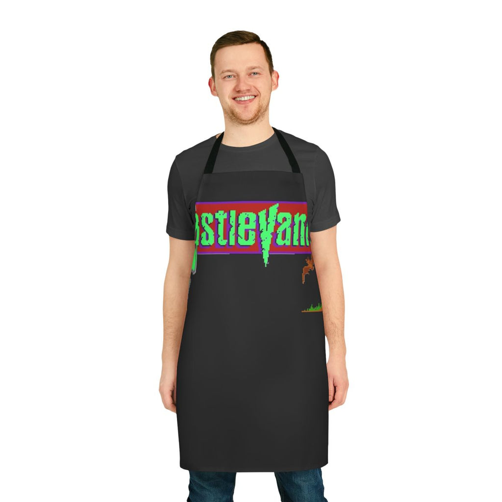 Castlevania V3 inspired essential kitchen apron with Castlevania-themed design