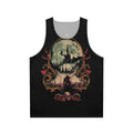 Castlevania inspired vampire hunter unisex tank top