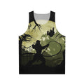 Castlevania inspired video game art unisex tank top