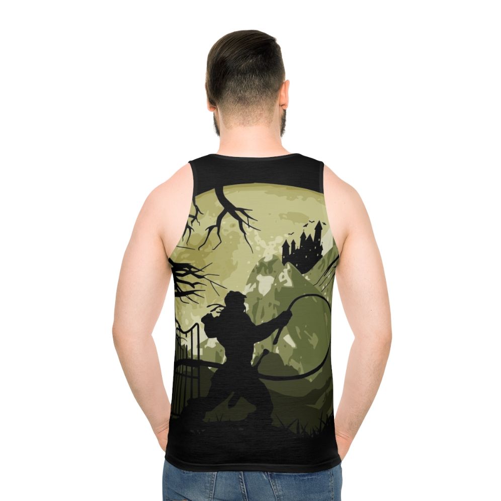 Castlevania inspired video game art unisex tank top