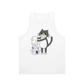Unisex cat hobbies tank top