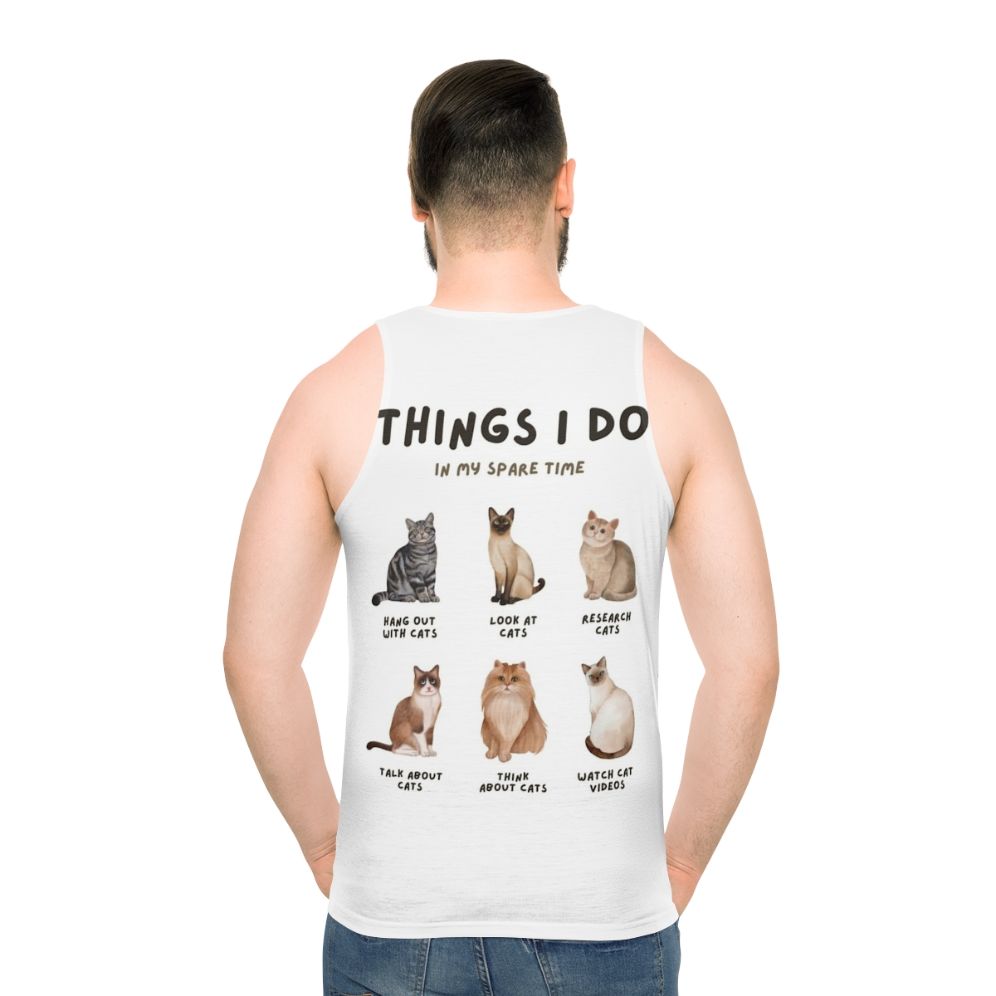 Unisex "Cat Lady Hobbies" graphic tank top