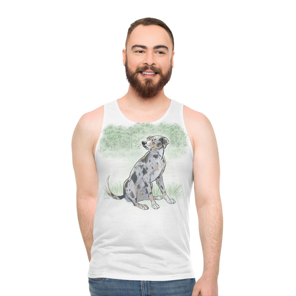 Catahoula Leopard Dog Unisex Tank Top