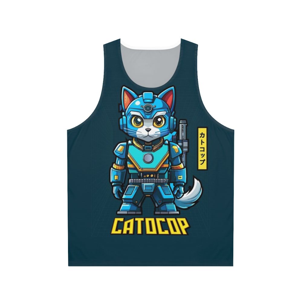 Catocop Unisex Police Officer Superhero Tank Top