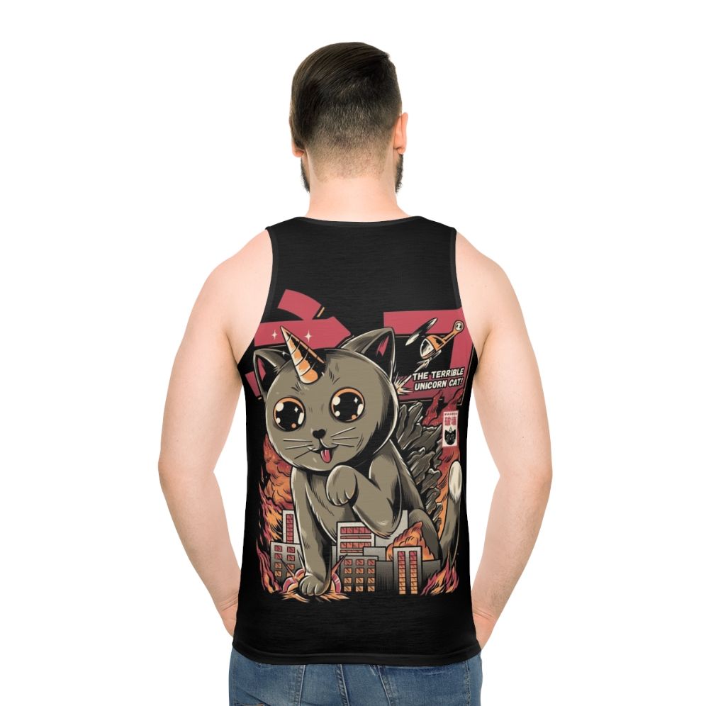 Catzilla Unisex Tank Top 2 - Cute Kaiju Monster Tee