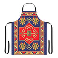 Vibrant apron featuring ancient Armenian art and cultural patterns