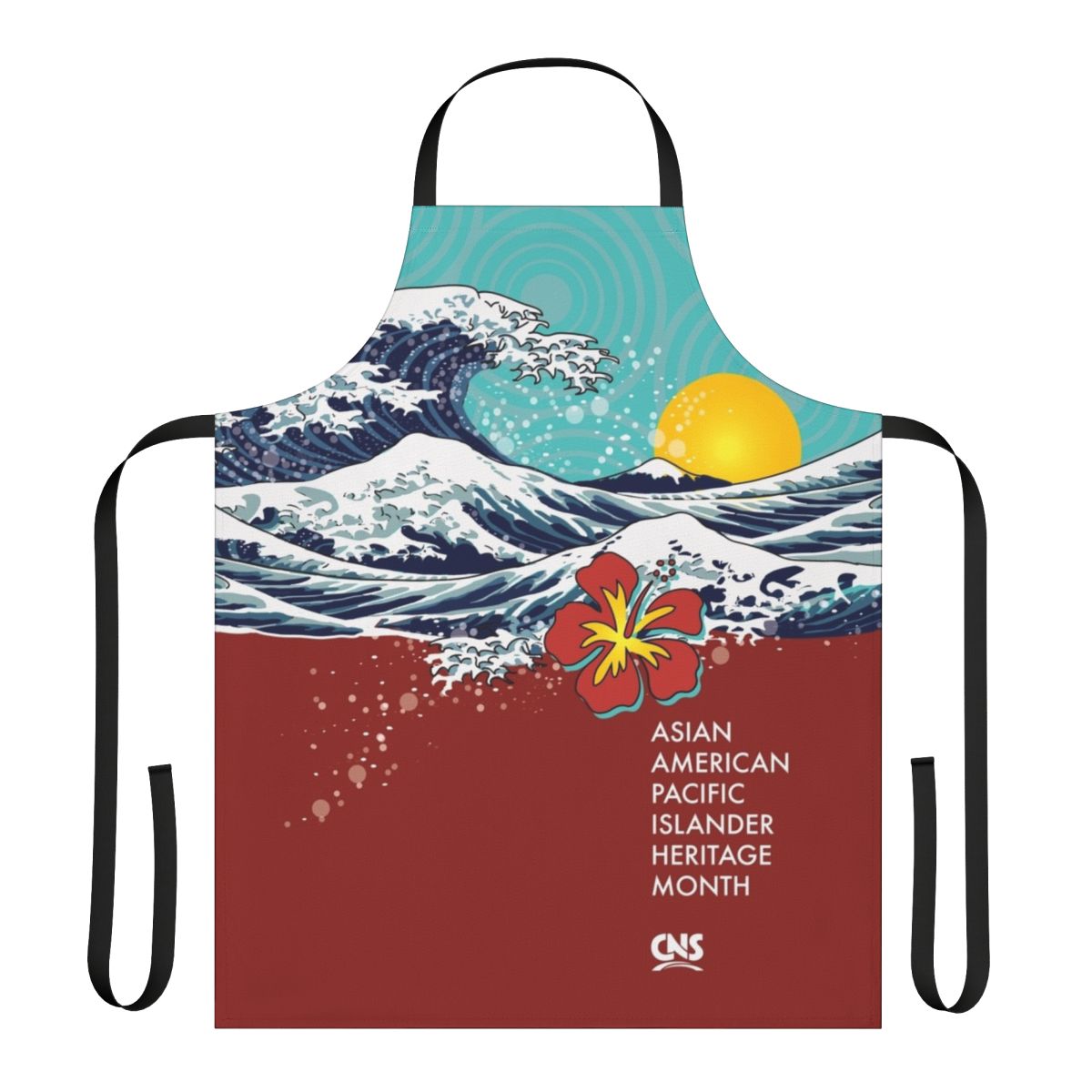 A high-quality apron featuring a design celebrating Asian American Pacific Island Heritage Month