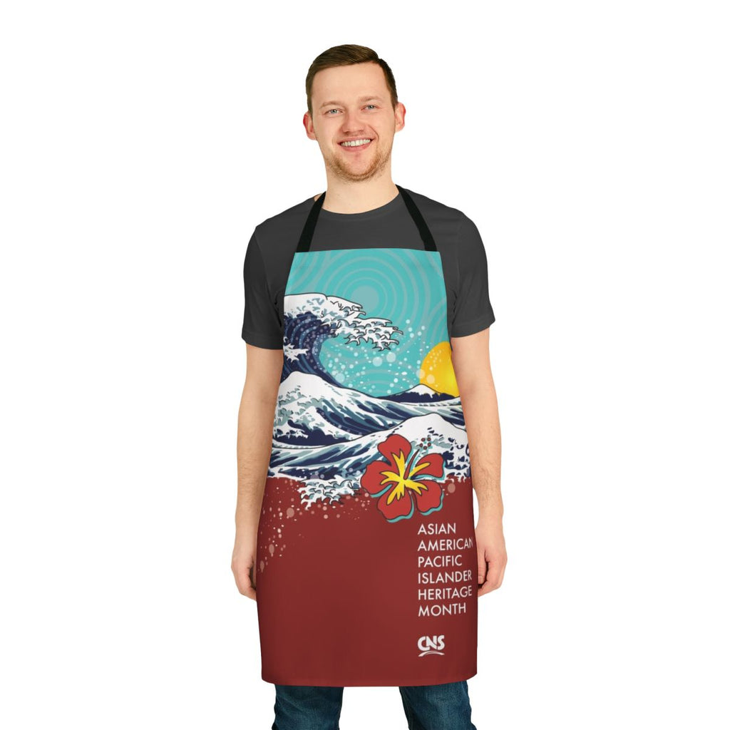 A high-quality apron featuring a design celebrating Asian American Pacific Island Heritage Month