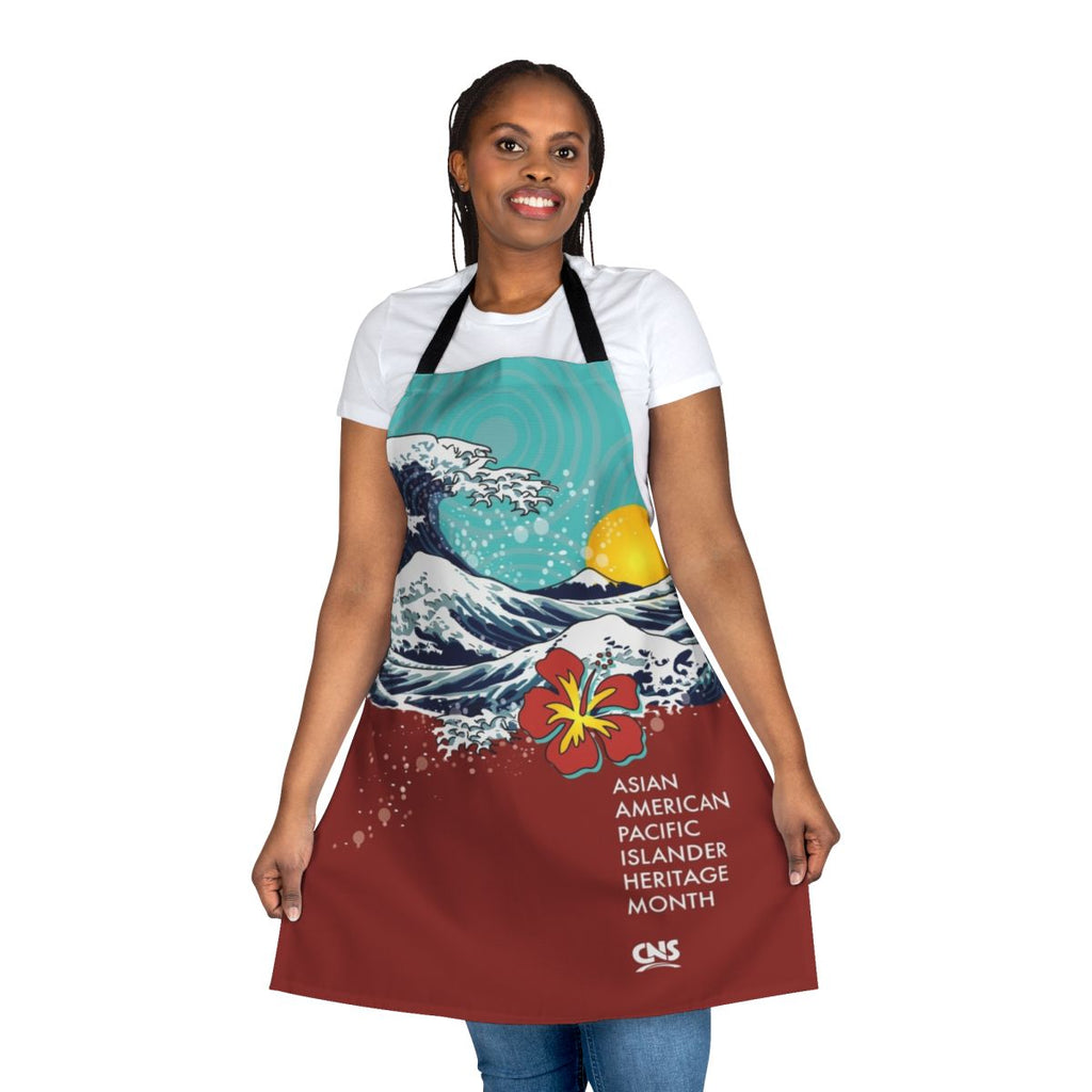 A high-quality apron featuring a design celebrating Asian American Pacific Island Heritage Month
