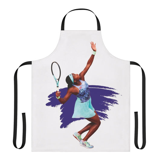 Coco Gauff Tennis Themed Apron for Fans