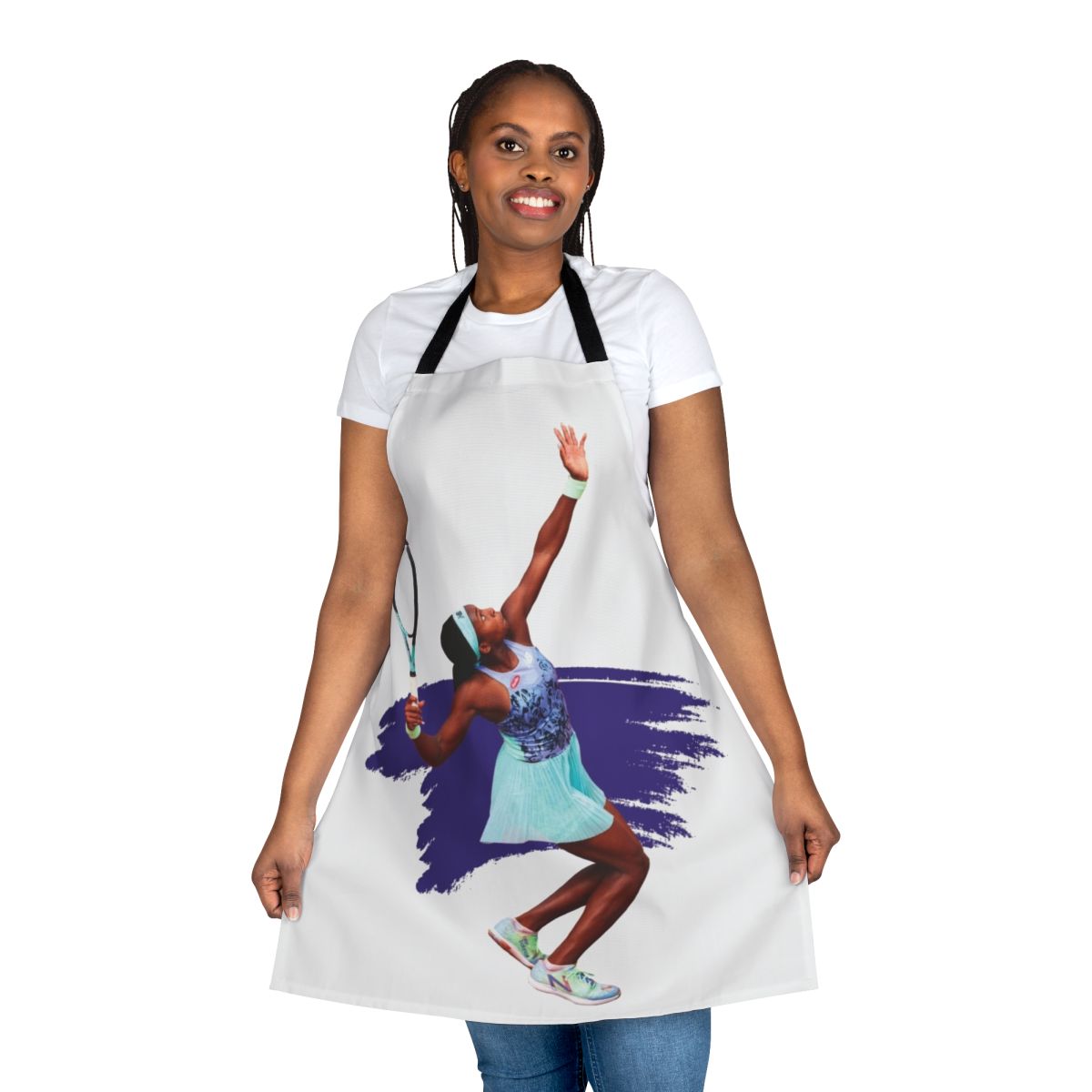 Coco Gauff Tennis Themed Apron for Fans