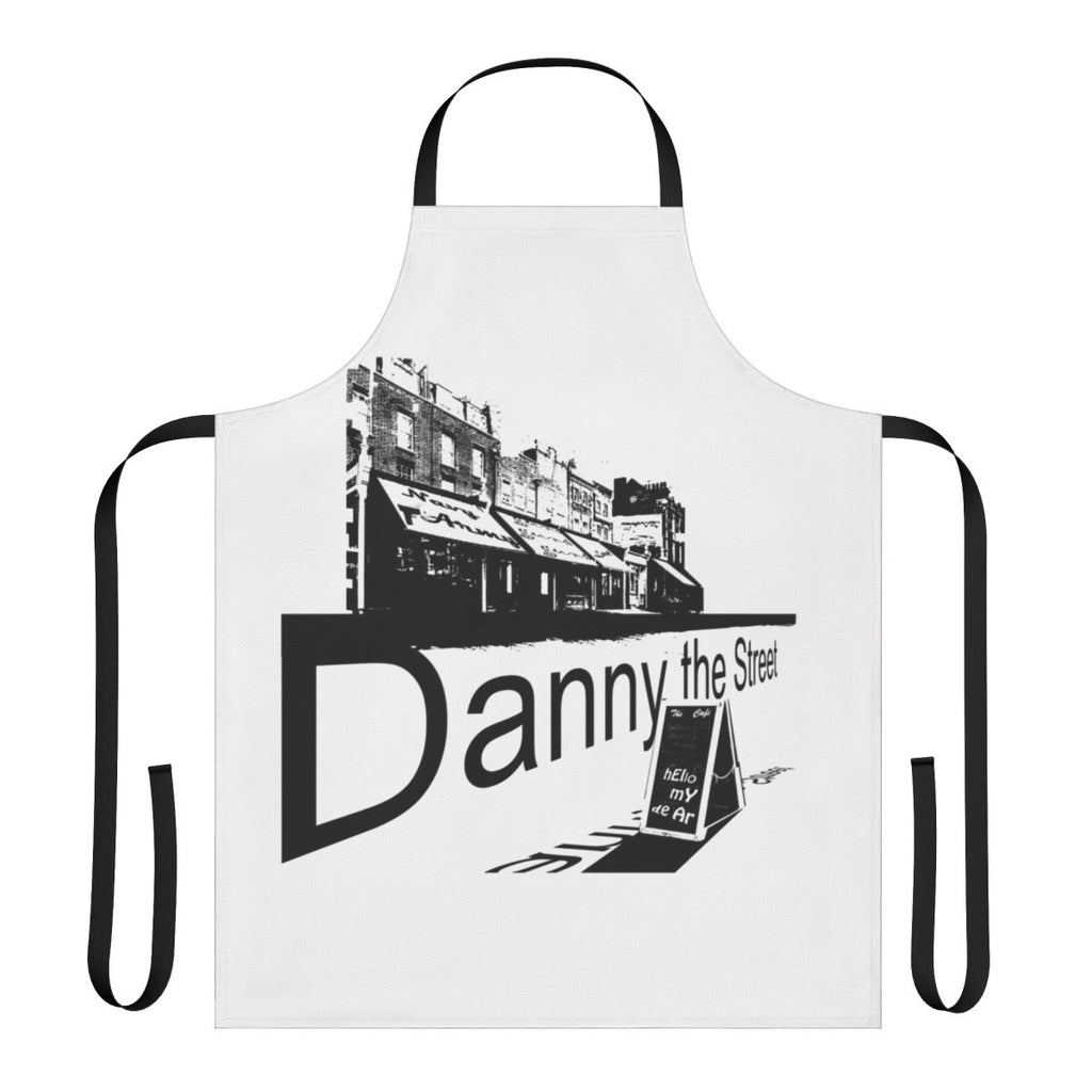 Apron featuring Danny the Street, a fictional transgender superhero from the Doom Patrol comics